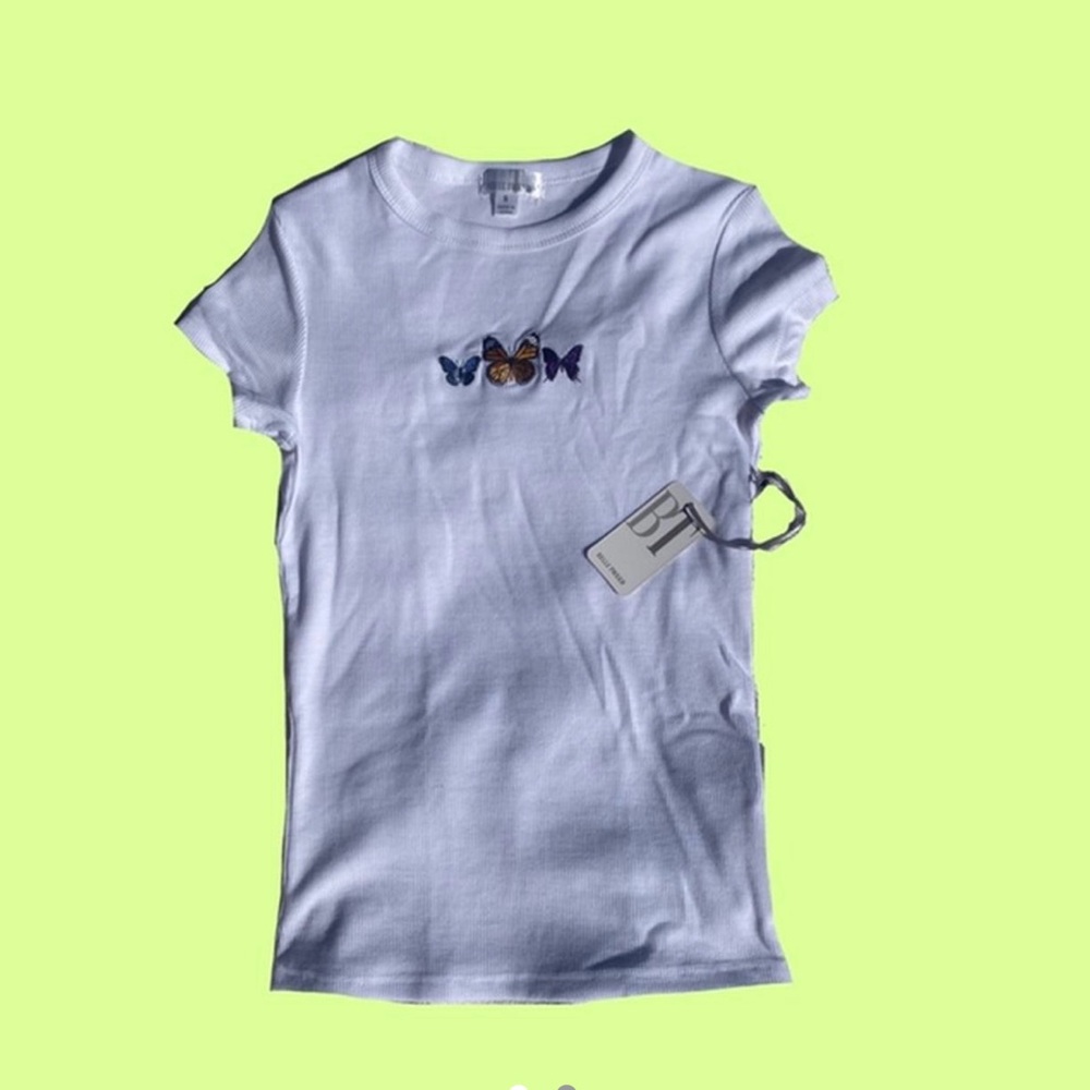 White Butterfly Top